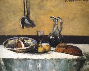 Camille Pissarro There is still life wine tank Spain oil painting reproduction